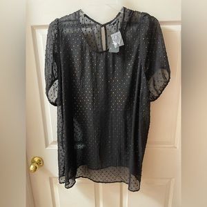 Torrid Sz 3 sheer top NWT